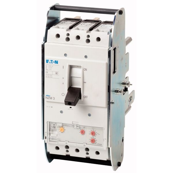 Circuit breaker 3-pole 400A, system/cable protection+earth-fault prote image 1