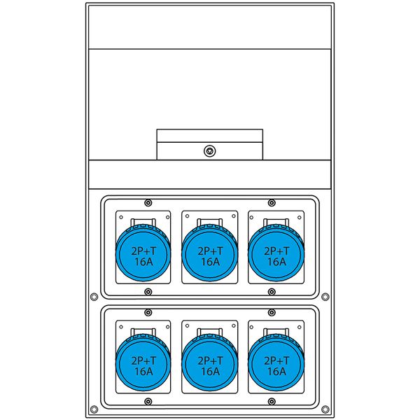 SURF.MOUNT.DISTRIBUTION ASSEMBLY DOMINO image 1