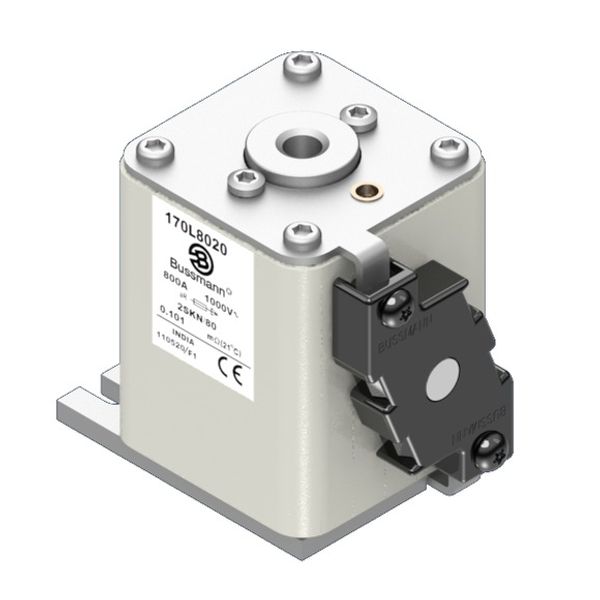 Fuse-link, high speed, 400 A, AC 660 V, Size 2, 61 x 75 x 141 mm, aR, IEC, single indicator image 2