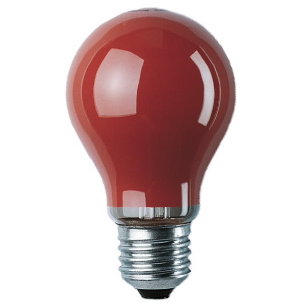 DECOR A RED 11W 240V E27 35X1      OSRAM image 1