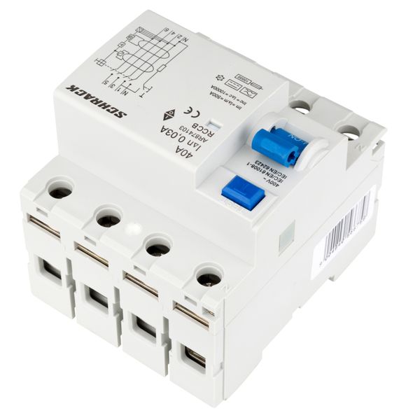 Residual Current Circuit Breaker 10kA, 40A, 4-pole, 30mA, B image 7