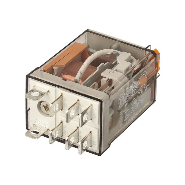 Miniature power Rel. 2CO 12A/230VAC/Agni/Test button/Mech.ind. (56.32.8.230.0040) image 4