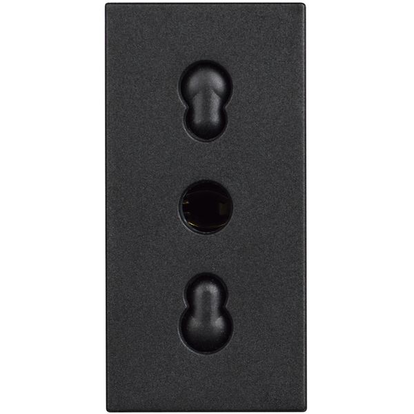 CLASSIA - italian socket 10/16A black image 1