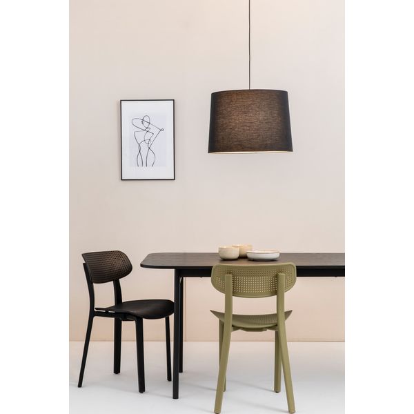 CONGA BLACK PENDANT LAMP E27 ø500*350*ø450 BLACK L image 2