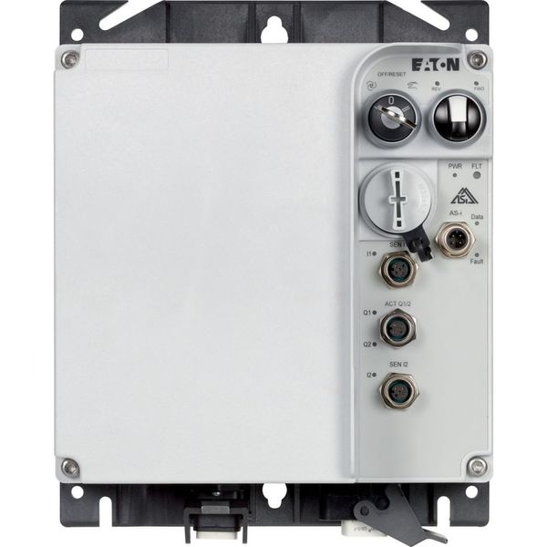 Reversing starter, 6.6 A, Sensor input 2, Actuator output 1, 400/480 V AC, AS-Interface®, S-7.4 for 31 modules, HAN Q5 image 6