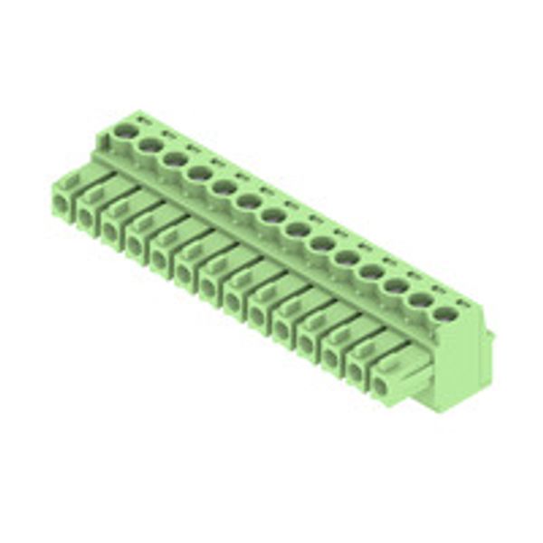 PCB plug-in connector (wire connection), 3.81 mm, Number of poles: 14, image 1