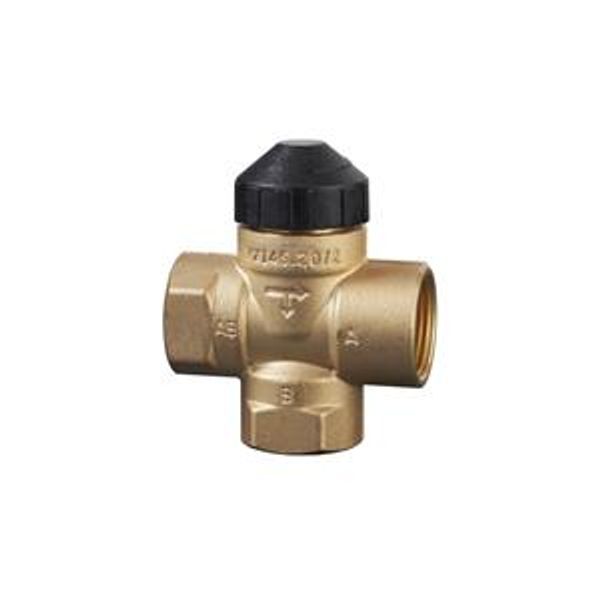 VXI46.15/2 - 3-port zone valve, internally threaded, PN16, DN15, kvs 2.15, kvs bypass 1.5 image 1