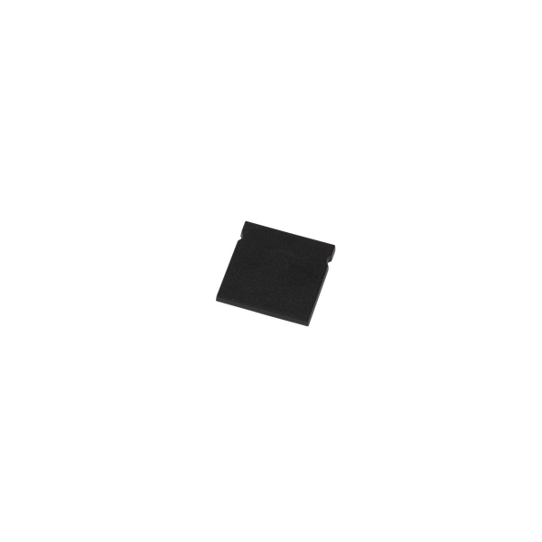 End Cap w/o hole for Surface Mounted Profile 20x20mm IP20 Black image 1