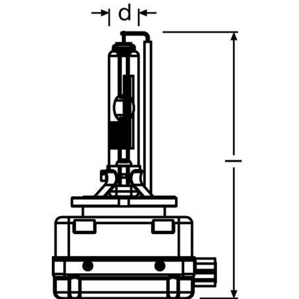 66350 35W 42V PK32D-6 4X1          OSRAM image 2