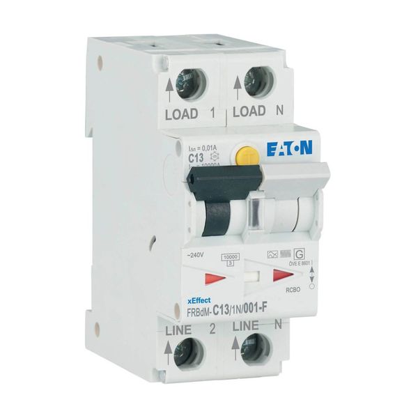 Digital RCD/MCB combination, 13 A, 10 mA, MCB trip characteristic: C, 1p+N, RCD trip characteristic: F image 8