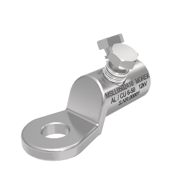 MSLL51 Al/Cu 6-50mm² 12kV 2xAluminum screw SB cable lug M12 image 1