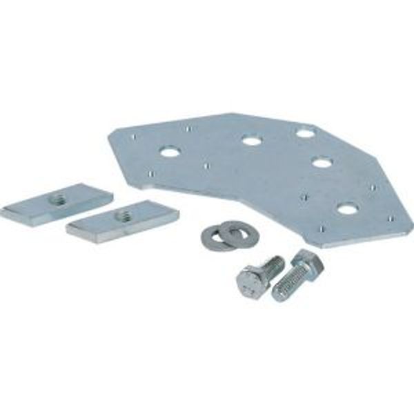 Corner plate, for mounting frame profile, CI system image 4