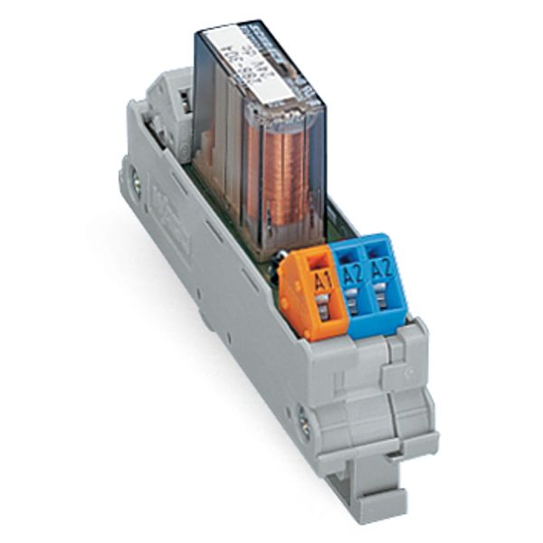 Relay module Nominal input voltage: 24 VDC 1 make contact image 2