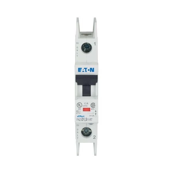 Miniature circuit breaker (MCB), 1.5 A, 1p, characteristic: D image 8