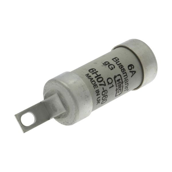 Fuse-link, low voltage, 6 A, AC 660 V, DC 250 V, BS88/A2, 22 x 82 mm, gL/gG, BS image 3