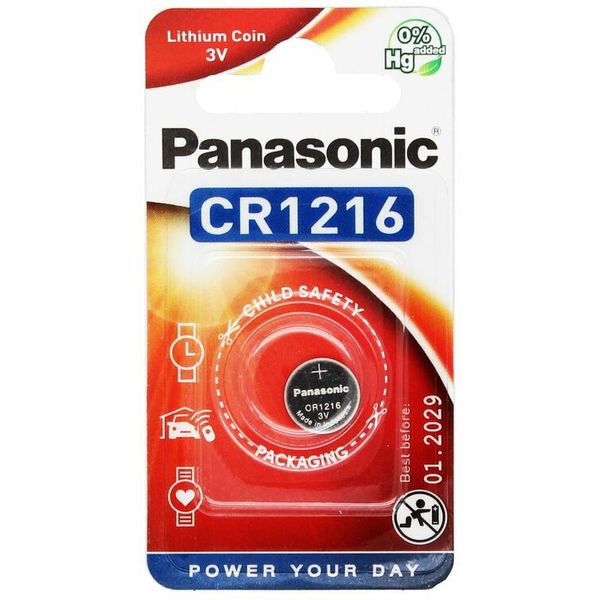 PANASONIC Lithium CR1216 BL1 image 1