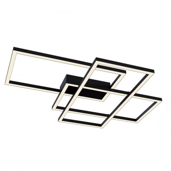 Modern Line Ceiling Lamp Black image 2