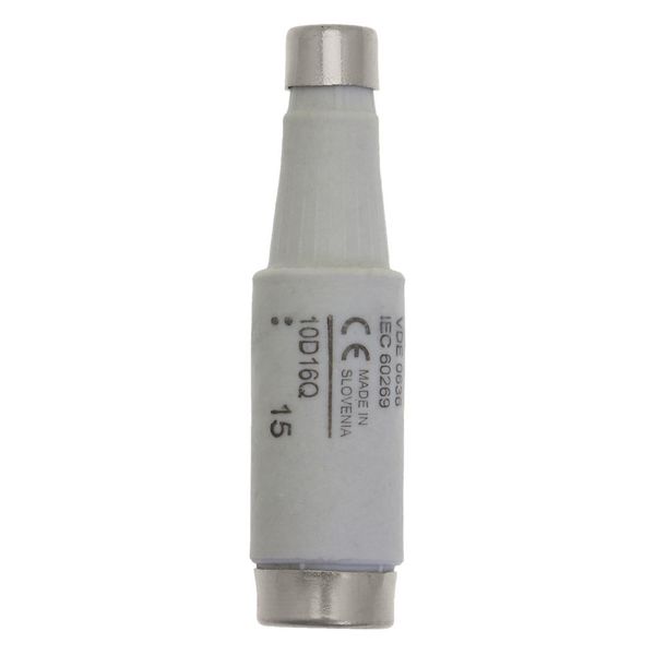 Fuse-link, low voltage, 10 A, AC 500 V, D1, 13.2 x 6 mm, gR, IEC, Fast acting image 8