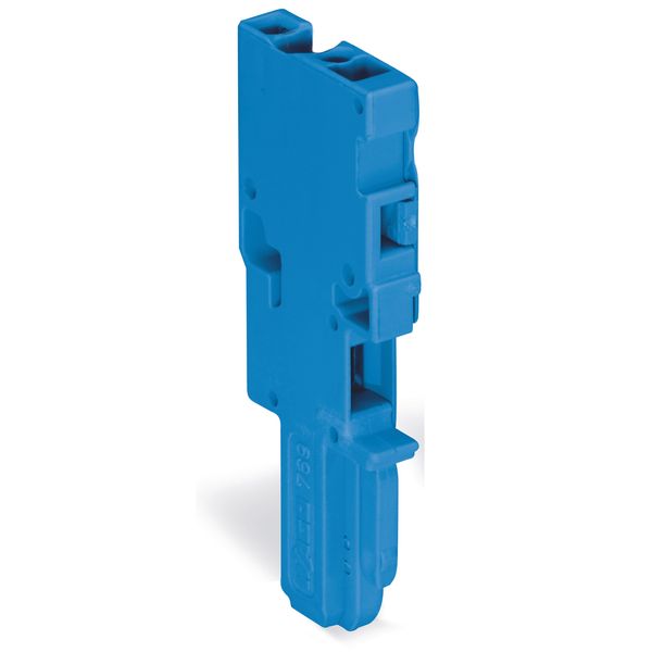 1-conductor female connector CAGE CLAMP® 4 mm² blue image 1