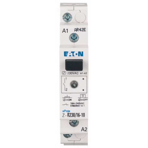 Installation relay, 24 V AC, 1NO, 16A image 1