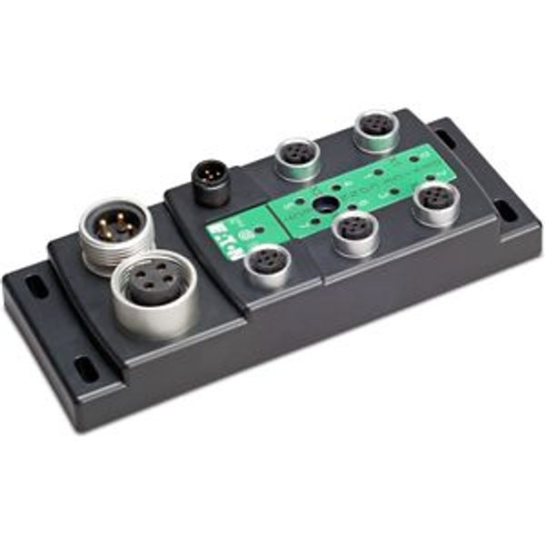 SWD Block module I/O module IP69K, 24 V DC, 4 outputs with separate power supply, 4 M12 I/O sockets image 4