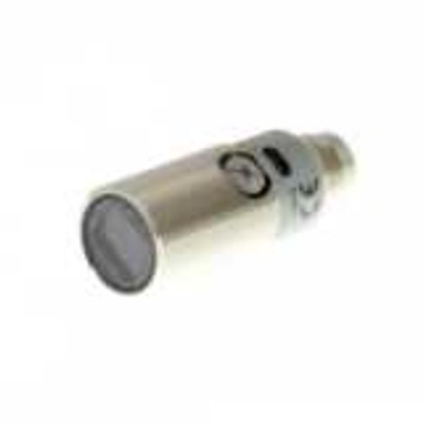 Photoelectric sensor, M18 threaded barrel, metal, red LED, coaxial ret E3FB2013E image 2