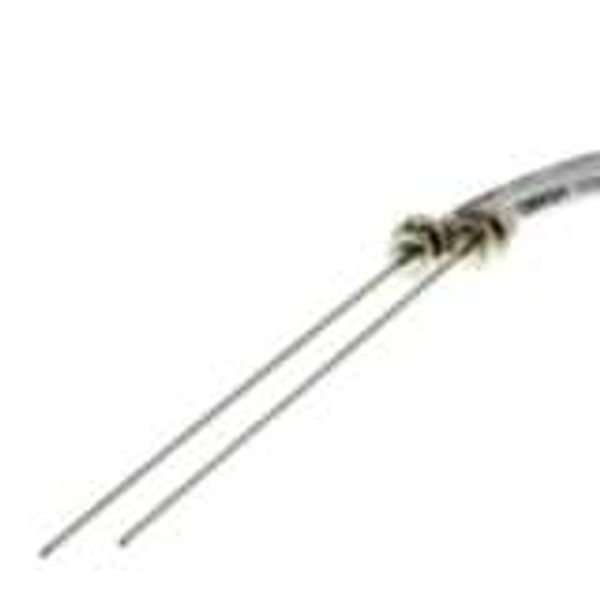 Fiber optic sensor head, through-beam, M4 cylindrical axial with sleev E32 1589H image 2