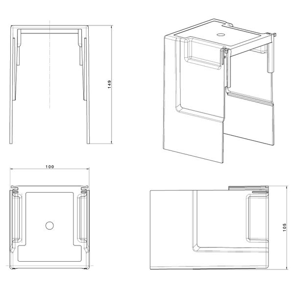 Cover cap for top or bottom terminal ARROW II 1-3 image 2