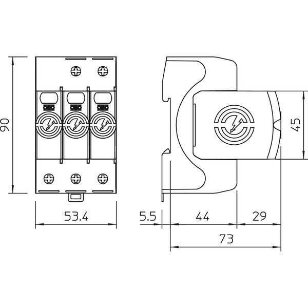 V20-3-320 SurgeController V20 3-pole 320V image 2