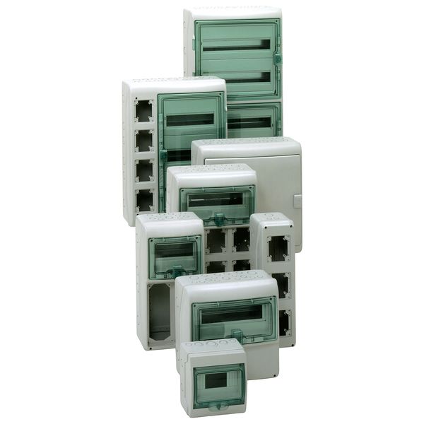 Kaedra - versatile for power outlet - 1 x 12+1 modules - 340 x 335 mm image 1