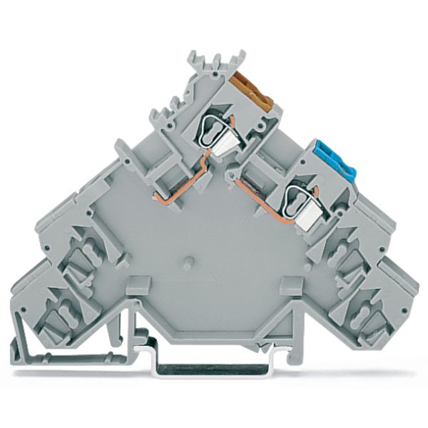 4-conductor sensor supply terminal block with colored conductor entrie image 2