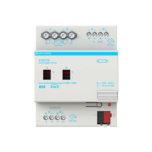 6197/70 Light Controller, 2-fold, 1-10 V, MDRC, BJE image 5