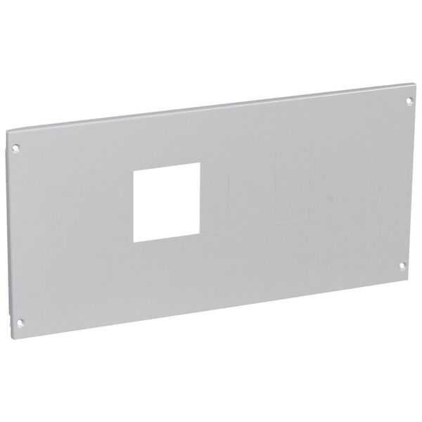 Metal faceplate XL³ 4000 - for 1 DPX 630 horizontal - captive screws - 24 mod image 2