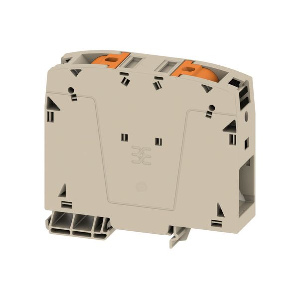 Feed-through terminal block, PUSH IN, 95 mm², 1000 V, 232 A image 1