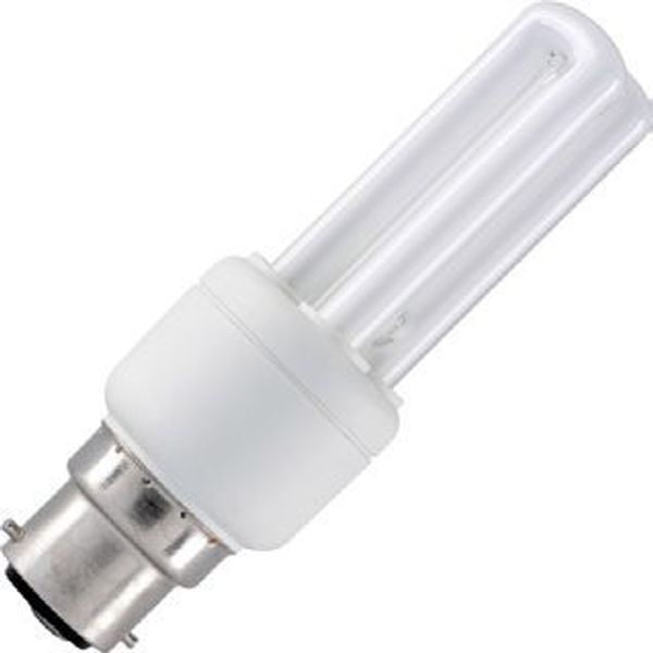 Ba22d CFL 2U Stick 41x159 230V 810Lm 15W 2700K 10Khrs image 1