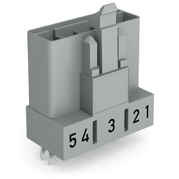 Plug for PCBs straight 5-pole gray image 2