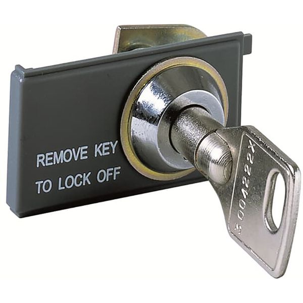 KEY LOCK RONIS IN OPEN POS.   E1/6 image 1