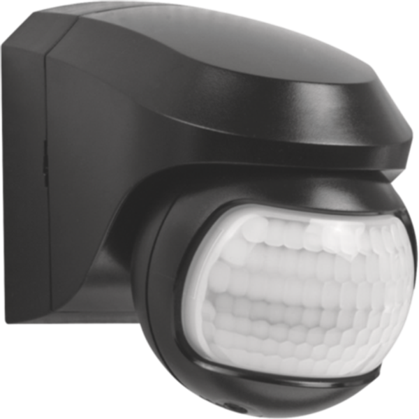 Motion detector, 230 V, 11 m, 200°, IP44, for surface mounting, black image 2