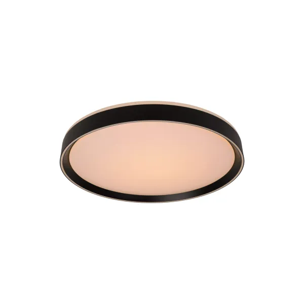 Lucide NURIA - Flush ceiling light - Ø 30 cm - LED Dim. - 1x18W 2700K - 3 StepDim - Black image 1