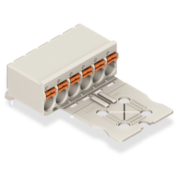 1-conductor THT female connector angled push-button Push-in CAGE CLAMP image 2