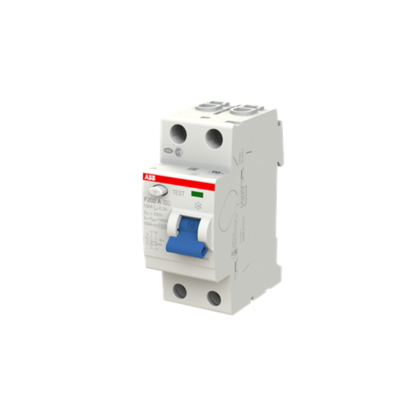 F202 A-25/0.5 Residual Current Circuit Breaker 2P A type 500 mA image 5