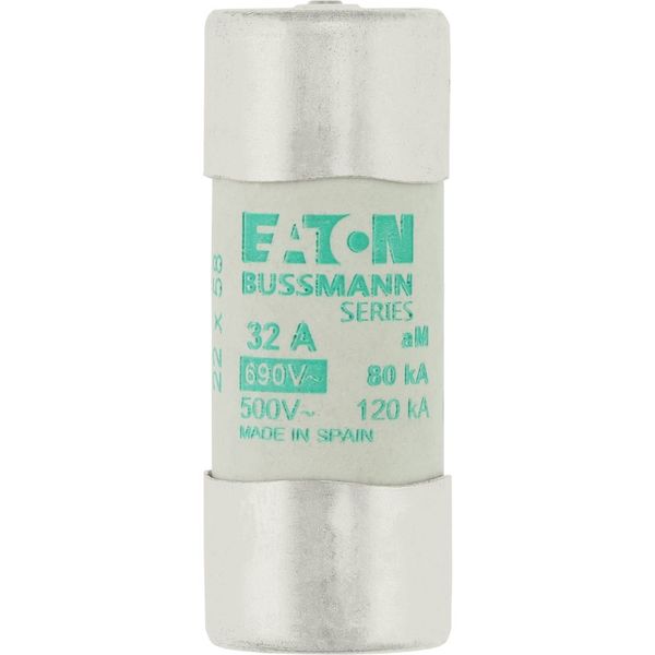 Fuse-link, LV, 32 A, AC 690 V, 22 x 58 mm, aM, IEC, with striker image 4