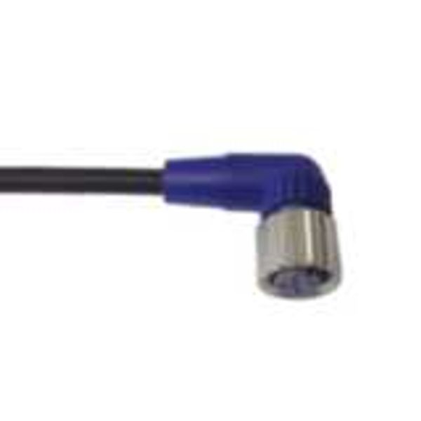 Sensor cable, M12 right-angle socket (female), 4-poles, A coded, PVC s XS2F5210M image 3