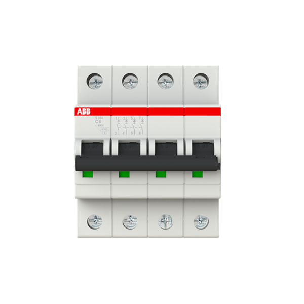 S204-C6 Miniature Circuit Breaker - 4P - C - 6 A image 6