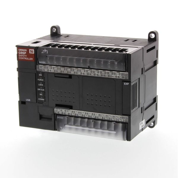 G9SP Standalone Safety controller, 20 safety input, 8 safety output, 6 G9SP0003R image 2