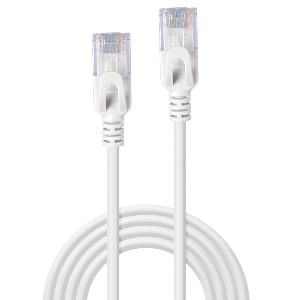 1.5m Cat.6A U/FTP LSZH Ultra Slim Network Cable, Grey RJ45, M/M, 500MHz, Copper, 30AWG image 2