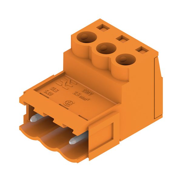 PCB plug-in connector (wire connection), 5.08 mm, Number of poles: 3,  image 2