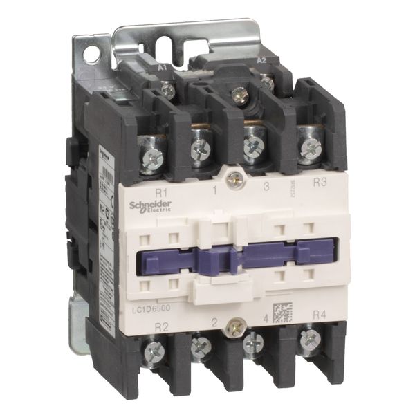 TeSys Deca contactor , 4P(2 NO + 2 NC) , AC-1 = 440V, 80 A 220V AC 50/60 Hz coil image 1