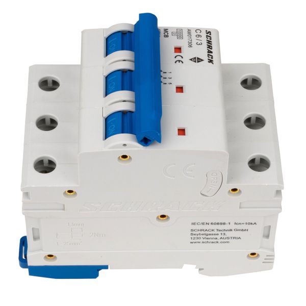 Miniature Circuit Breaker (MCB) AMPARO 10kA, C 6A, 3-pole image 7