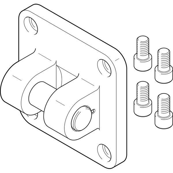 SNG-200 Clevis flange image 1